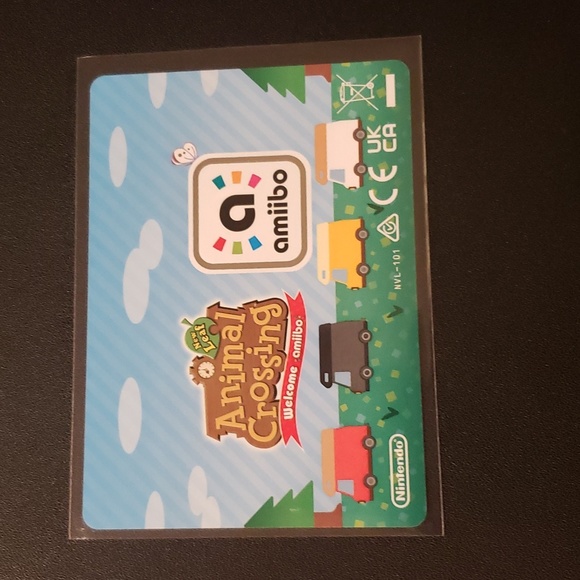 Tybalt 08 welcome amiibo RV card animal crossing ACNH Nintendo switch - Picture 2 of 2